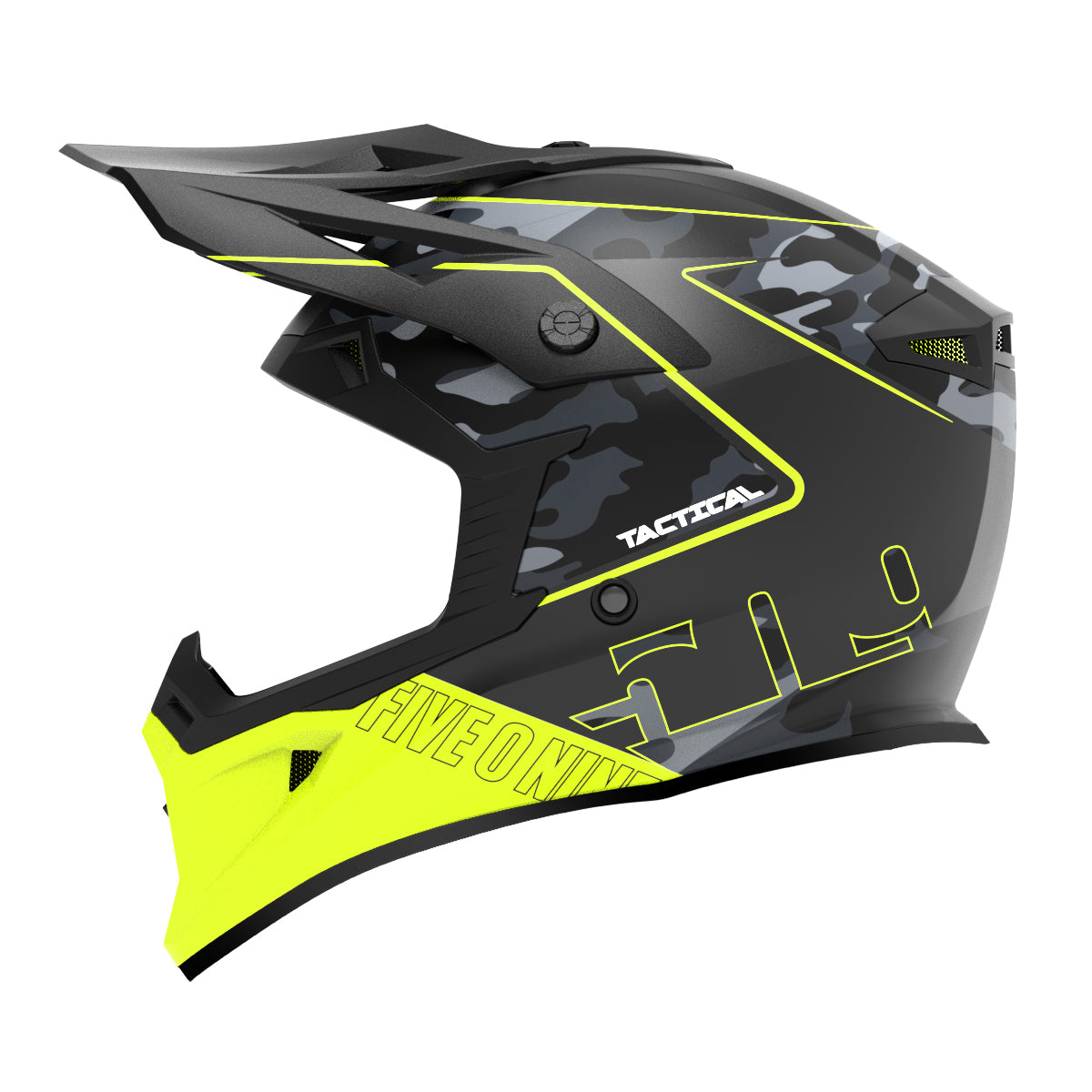 Tactical Offroad Helmet Black Camo / 2X Tactical Offroad Helmet Black Camo / 2X
