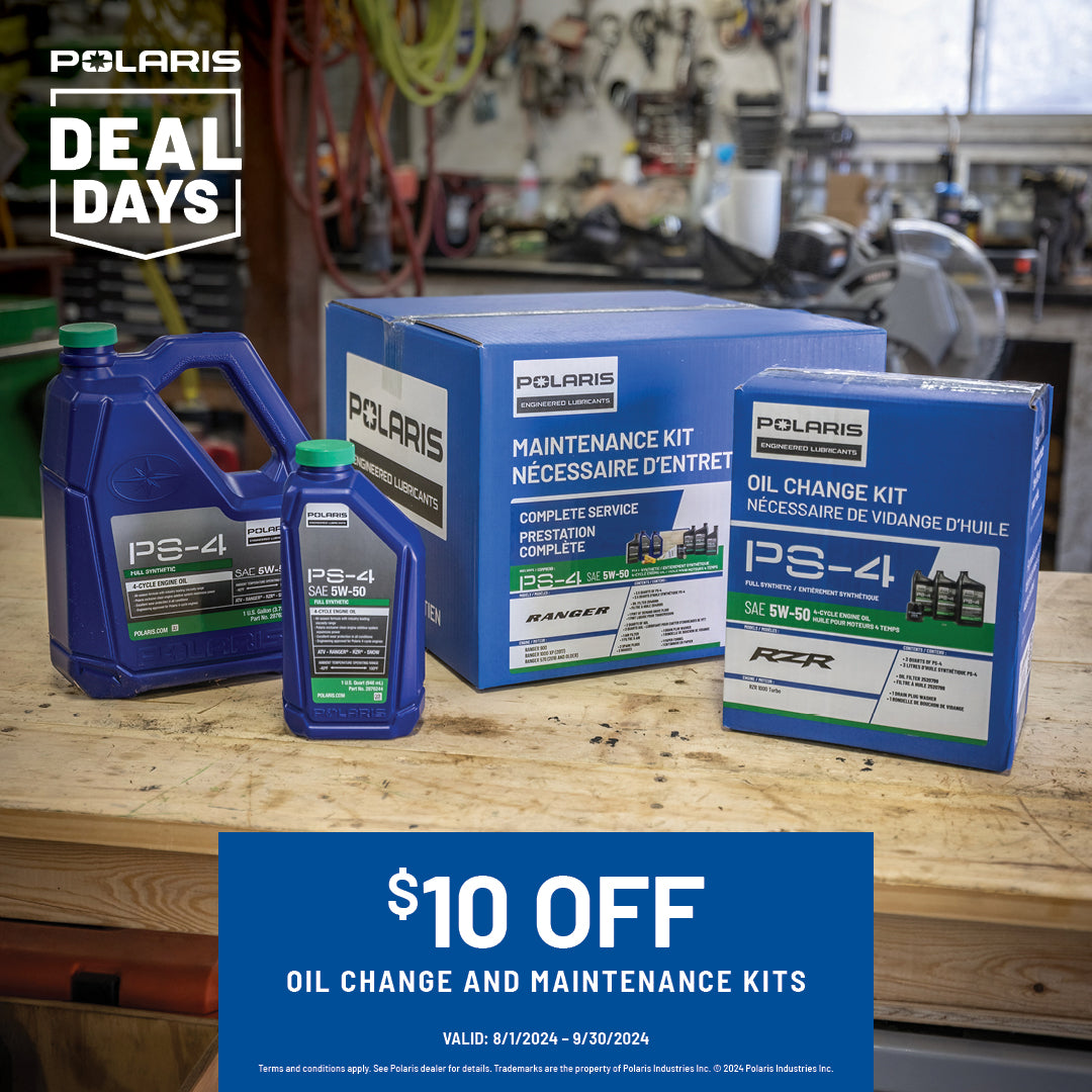 Polaris Oil Change Kits $10 Off