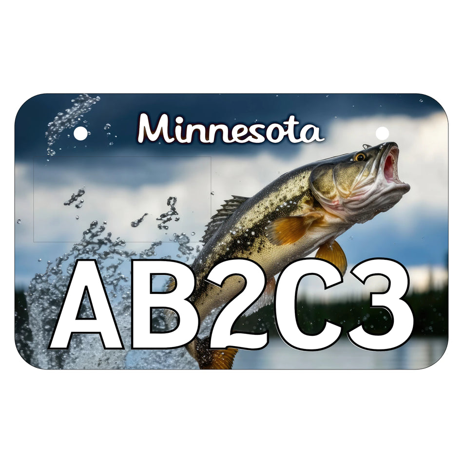 Custom ATV 8"x5" License Plate