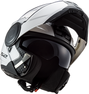 LS2 Horizon Solid Modular Motorcycle Helmet W/ Sunshield