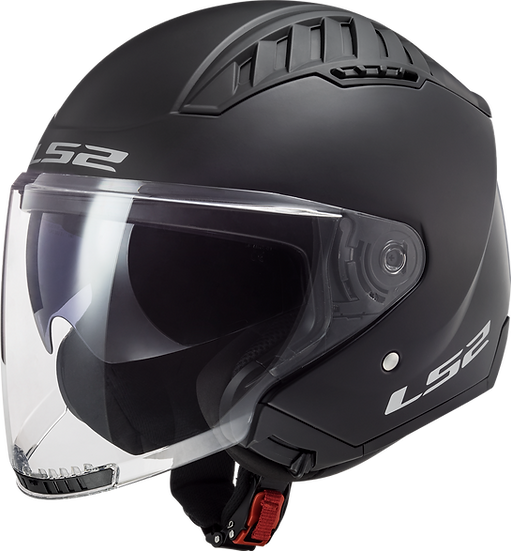 LS2 Copter Solid Open Face Motorcycle Helmet W/ Sunshield