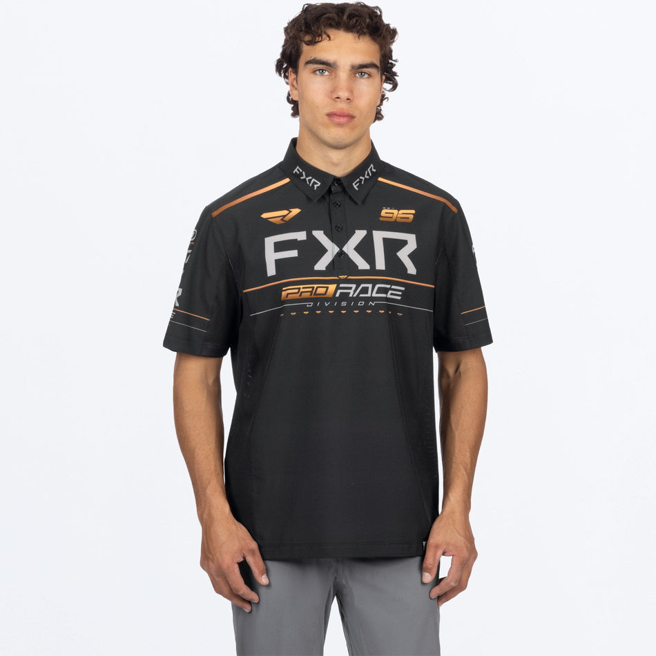 Men's Race Div Performance UPF Polo Shirt