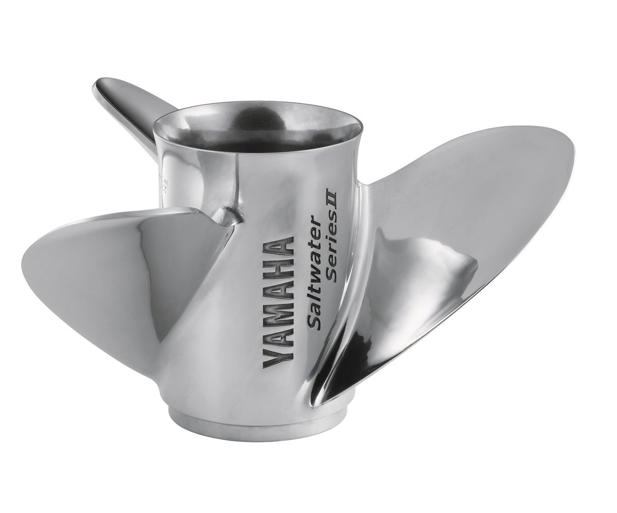 YAMAHA  - M/T SERIES SALTWATER SERIES II STAINLESS STEEL PROPELLER - 3 BLADE - 15.75 DIA - 15 PITCH - RH ROTATION 6CE-45976-20-00