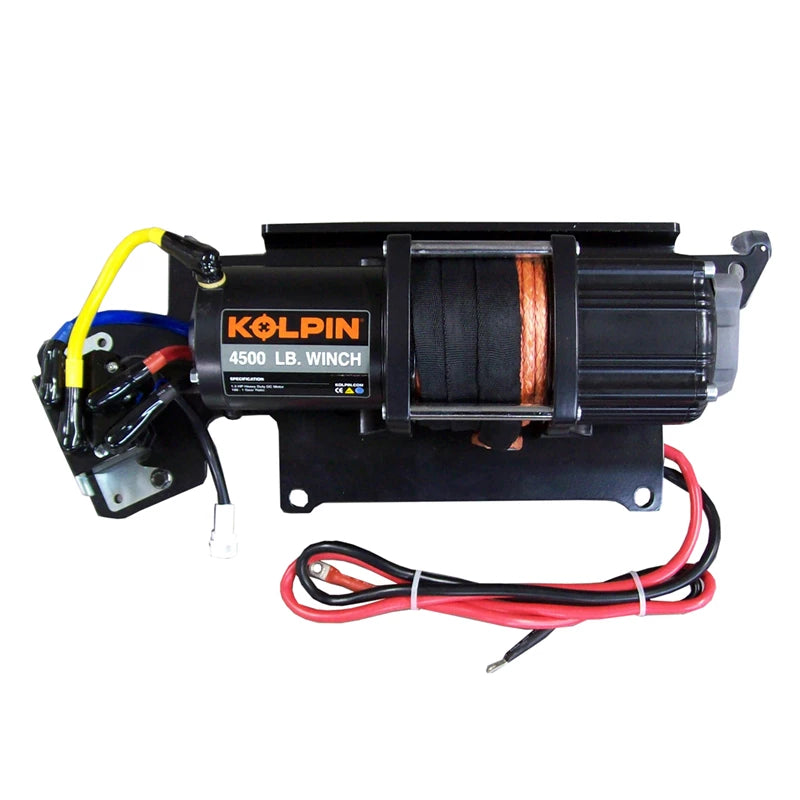 Polaris Ranger Kolpin Quick-Mount Winch 4500 lb Synthetic Rope - 26-3000 - The Parts Lodge