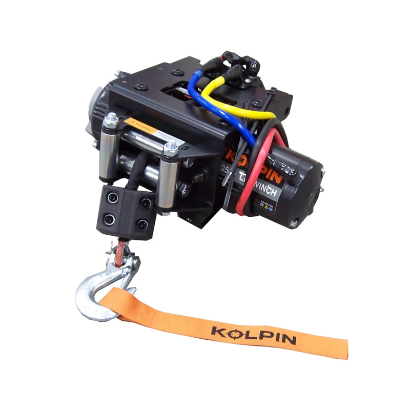 Polaris Sportsman Kolpin Quick-Mount Winch 3500 lb Synthetic Rope Item # 26-3210 - The Parts Lodge