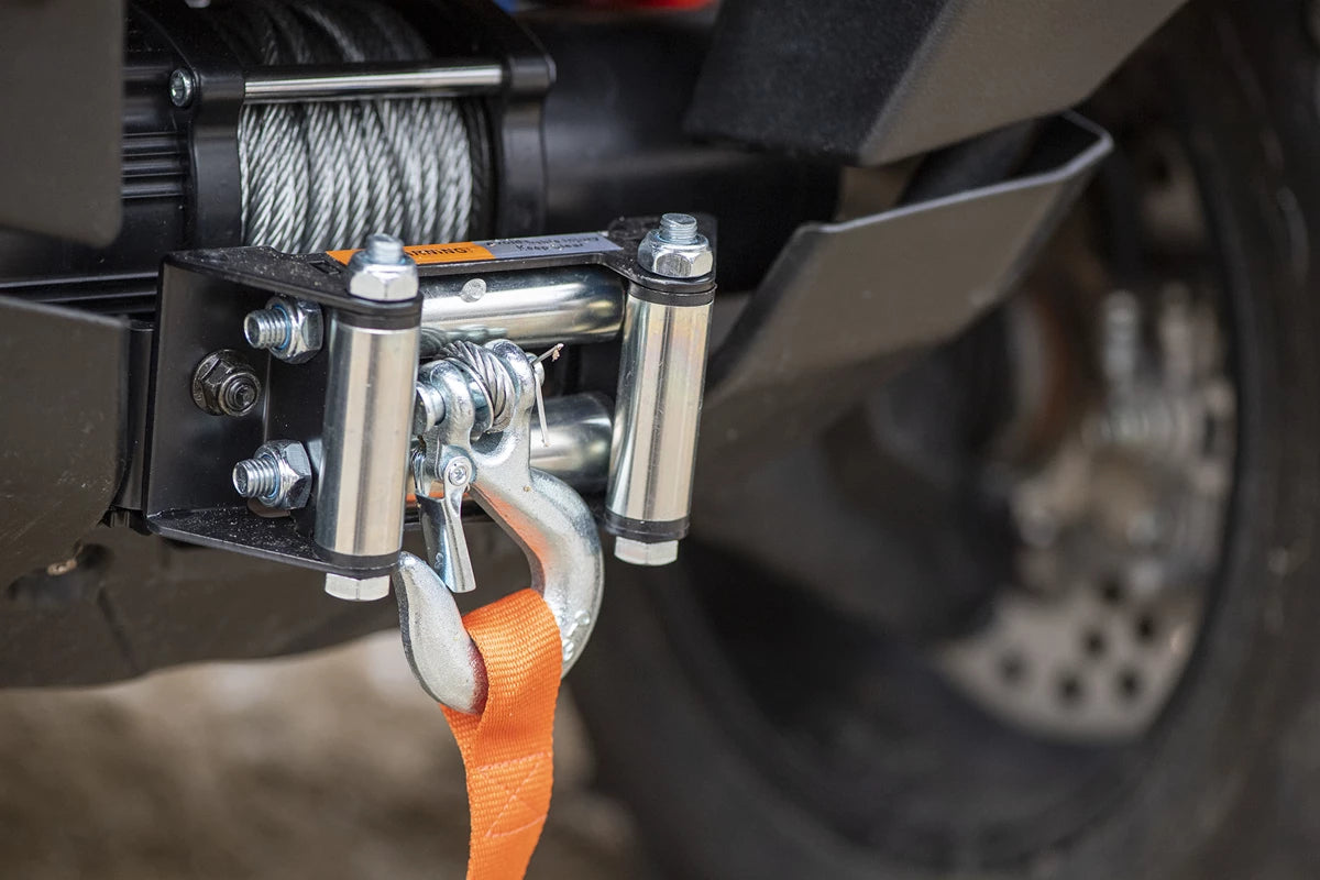 Kolpin Winch Kit - 2500 lb - Steel Cable - The Parts Lodge