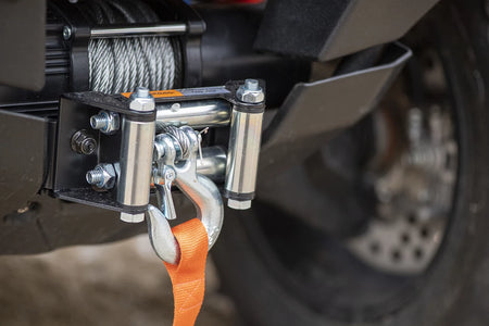 Kolpin Winch Kit - 2500 lb - Steel Cable - The Parts Lodge