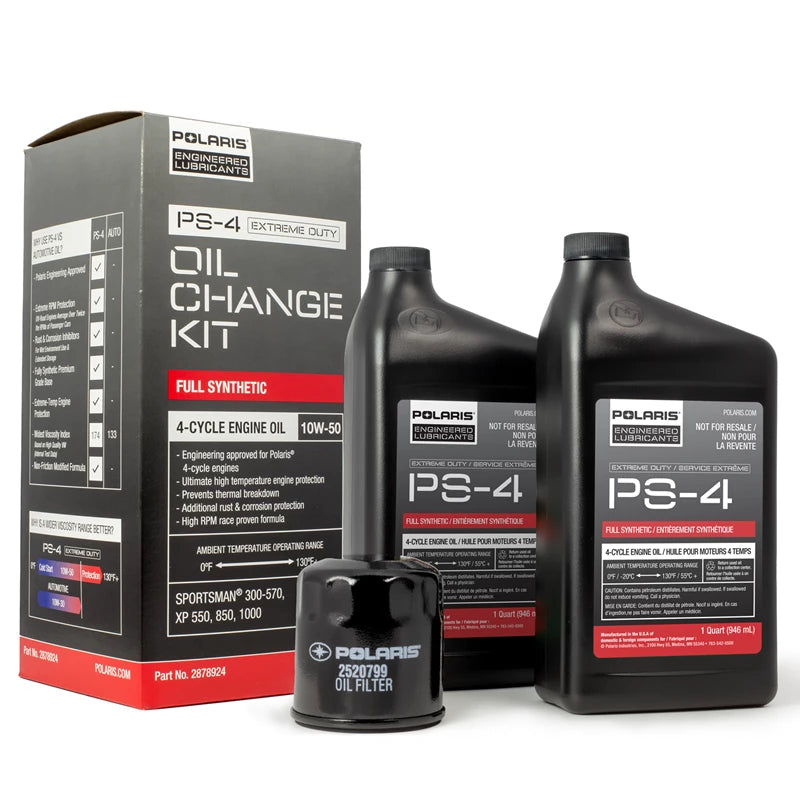 Polaris Full Synthetic Oil Change Kit, 2878924 - The Parts Lodge