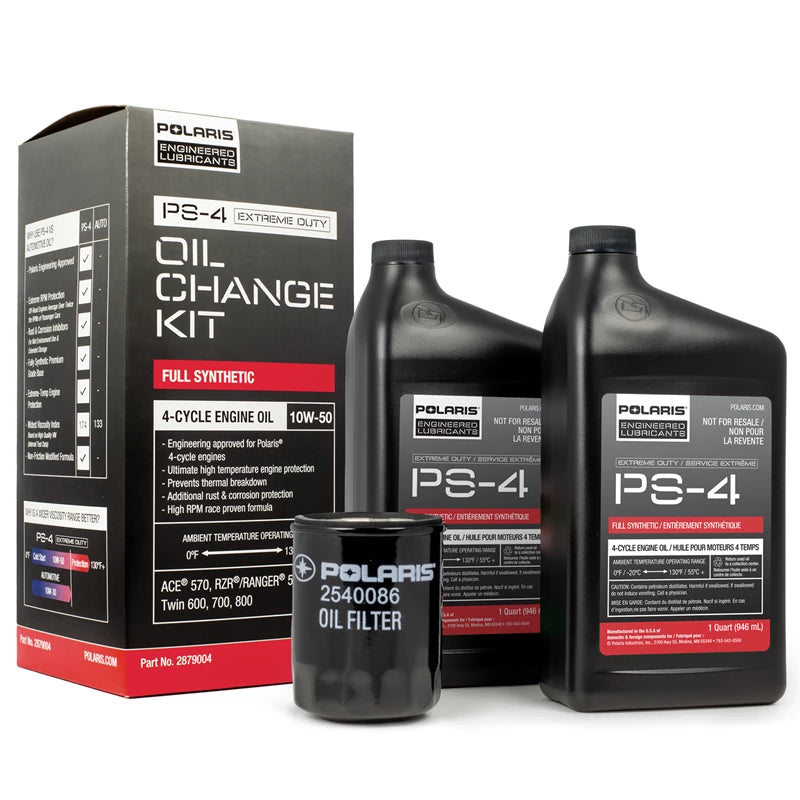 Polaris Full Synthetic Oil Change Kit, 2879004 - The Parts Lodge