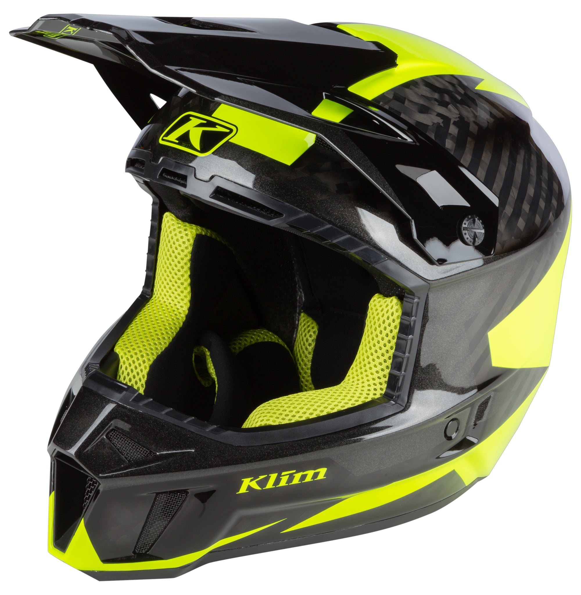 KLIM F3 Carbon Helmet ECE - 3761-000 - The Parts Lodge