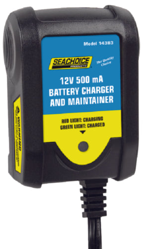 Seachoice Battery Charger And Maintainer 12V 0.5 AMP 14383 - The Parts Lodge