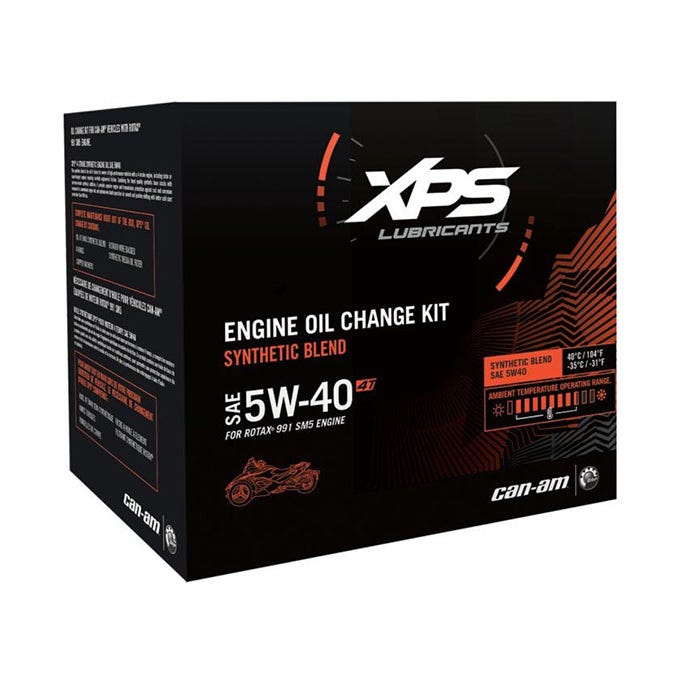 4T 5W-40 Synthetic Blend Oil Change Kit for Rotax 991 (SM5) engine - 779247 - The Parts Lodge