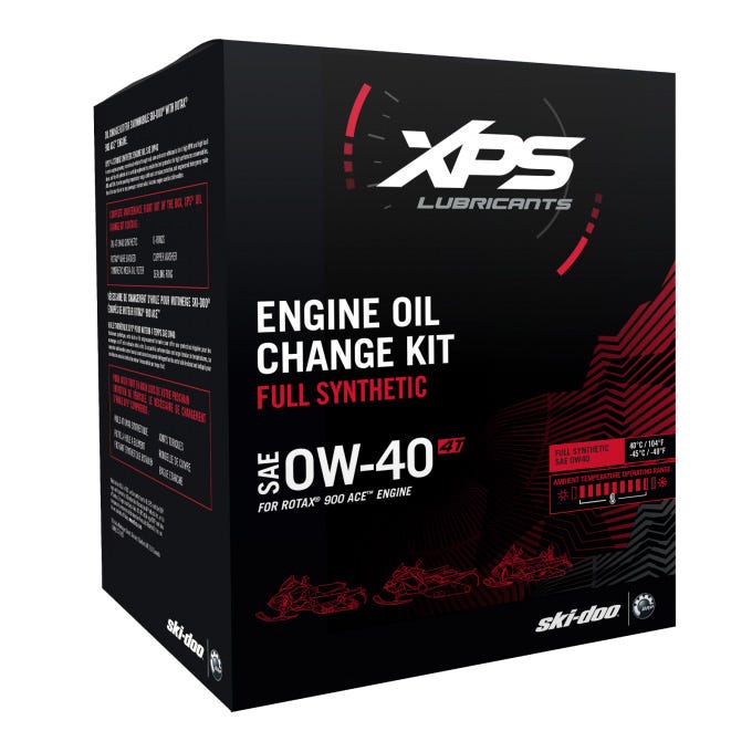 SKI-DOO 4T 0W-40 SYNTHETIC OIL CHANGE KIT FOR ROTAX 900 ACE ENGINE (2024)
