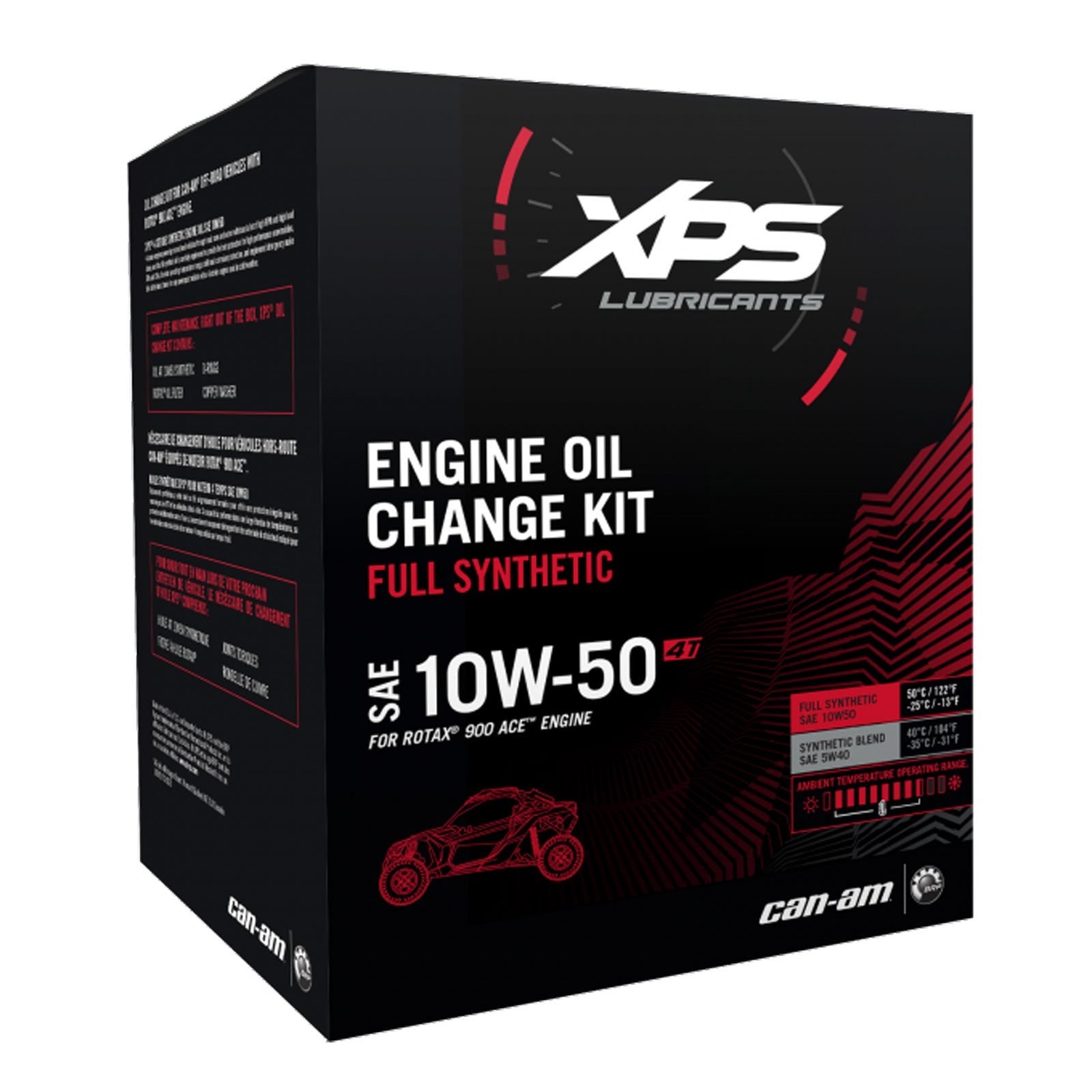 Can-am 4T 10W-50 Synthetic Oil Change Kit for Rotax 900 ACE engine 779261 - The Parts Lodge