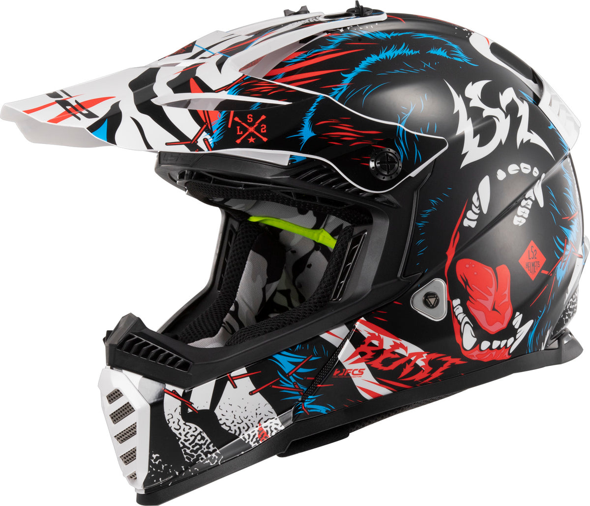 LS2 Gate Youth Beast Full Face MX Motorcycle Helmet