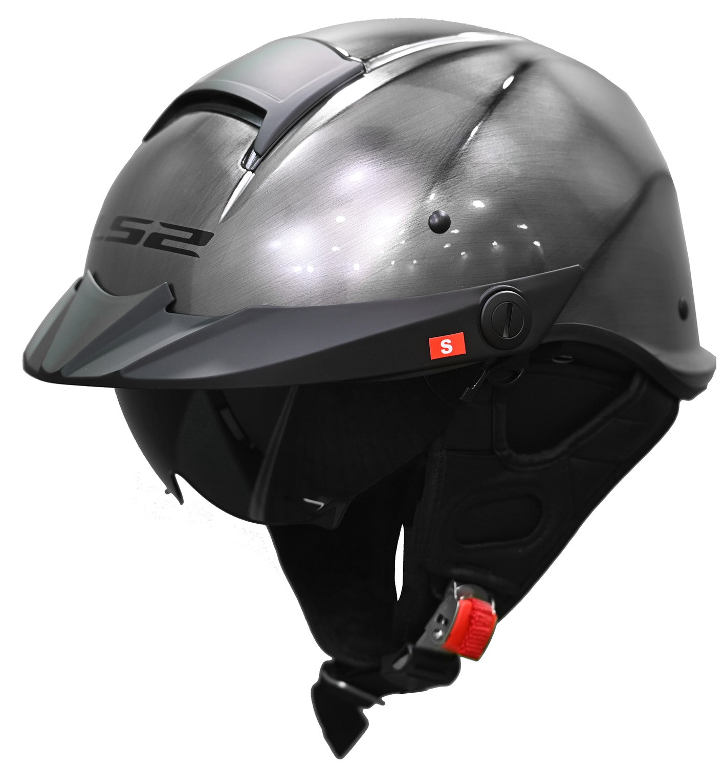 LS2 Rebellion Solid Half Motorcycle Helmet W/ SunShield – The Parts Lodge