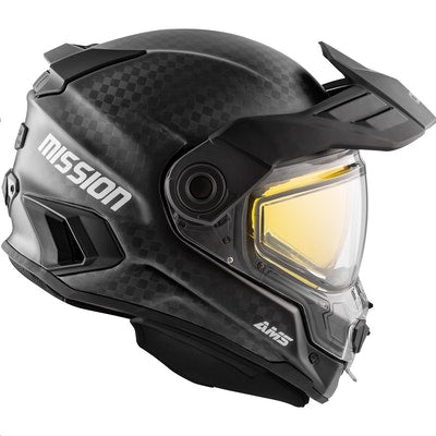 CKX Mission AMS Carbon Fiber Helmet with Electric Double Lens - The Parts Lodge